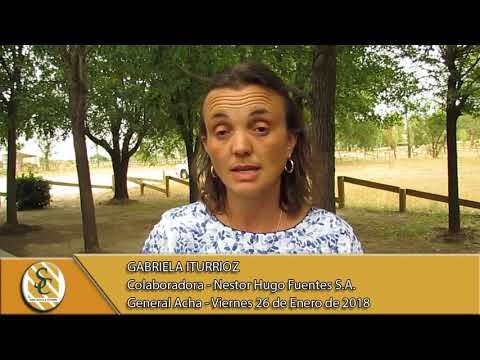 26-01-18 Nota Gabriela Iturrioz - Nestor Hugo Fuentes S.A. - General Acha