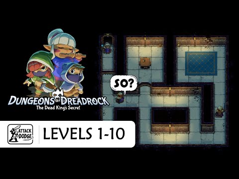 Dungeons of Dreadrock 2: The Dead King's Secret – Levels 1-10 Gameplay Walkthrough