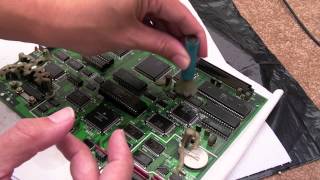 SNK Neo Geo MVS Board Cleaning