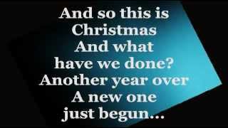 Happy Xmas (War Is Over) Lyrics - CELINE DION