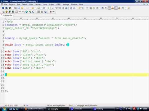 MySQL Tutorials MySQL Fetch Assoc Extracting data from a database with PHP