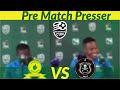 Nedbank Cup Final player’s presser | Mamelodi Sundowns vs Orlando Pirates | Maema & Mkhulise