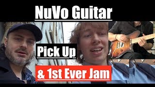 Video thumbnail for 1st time testing the NuVo Guitar. Jan 2018 by Alex Hutchings