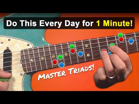 How to Memorize Every Triad Shape in Under 1-Minute a Day