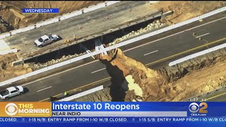 10 Freeway reopens near Indio after being washed out by storm