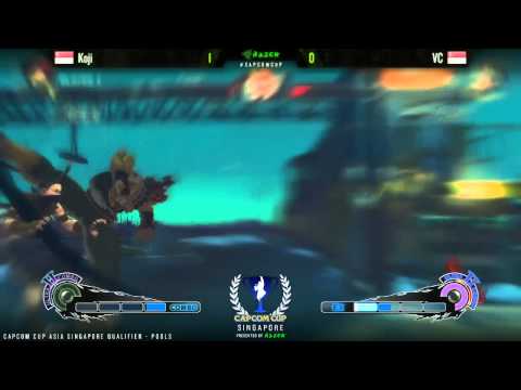 SSF4AE Koji vs VC - CAPCOM-Cup Asia SINGAPORE Qualifiers