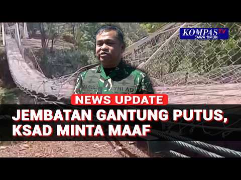 KSAD Minta Maaf soal Jembatan Gantung Putus di Pangandaran, Perbaikan Mulai Dilakukan!