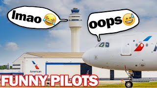 The FUNNIEST Pilots and ATC - Compilation