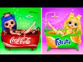 Fanta vs Coca Cola / 14 DIY LOL Surprise OMG Ideas