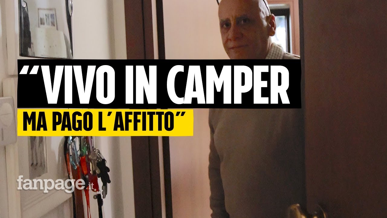 "Pago l'affitto ma devo vivere in camper", la storia di un inquilino delle case del Comune a Milano