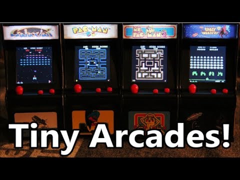 Worlds Smallest Tiny Arcade Games: Pac-Man, Ms. PacMan, Galaxian & Space Invaders