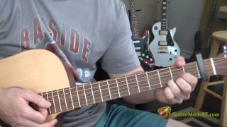 Jonathan Edwards - Sunshine (Go Away Today) - Guitar Lesson (INCLUDING INTRO AND OUTRO!!!)