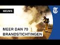 Angst in Den Haag: voertuigen in vlammen op