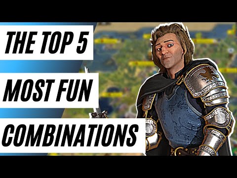Top 5 AMAZINGLY Fun Combinations/Strategies In Civ 6 Deity