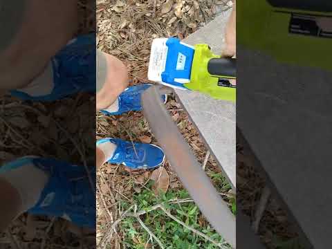 Sun Joe 24V MAX 10 inch, 4 Ah Battery, Chain Saw, POWER HAND BRAKE ON/OFF POSITION, THE SAW TO WORK