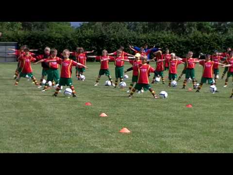 Warm Up Stabi Programm INTERSPORT kicker Fußballcamp Merschwitz