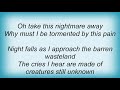 Seven Witches - No Man's Land Lyrics