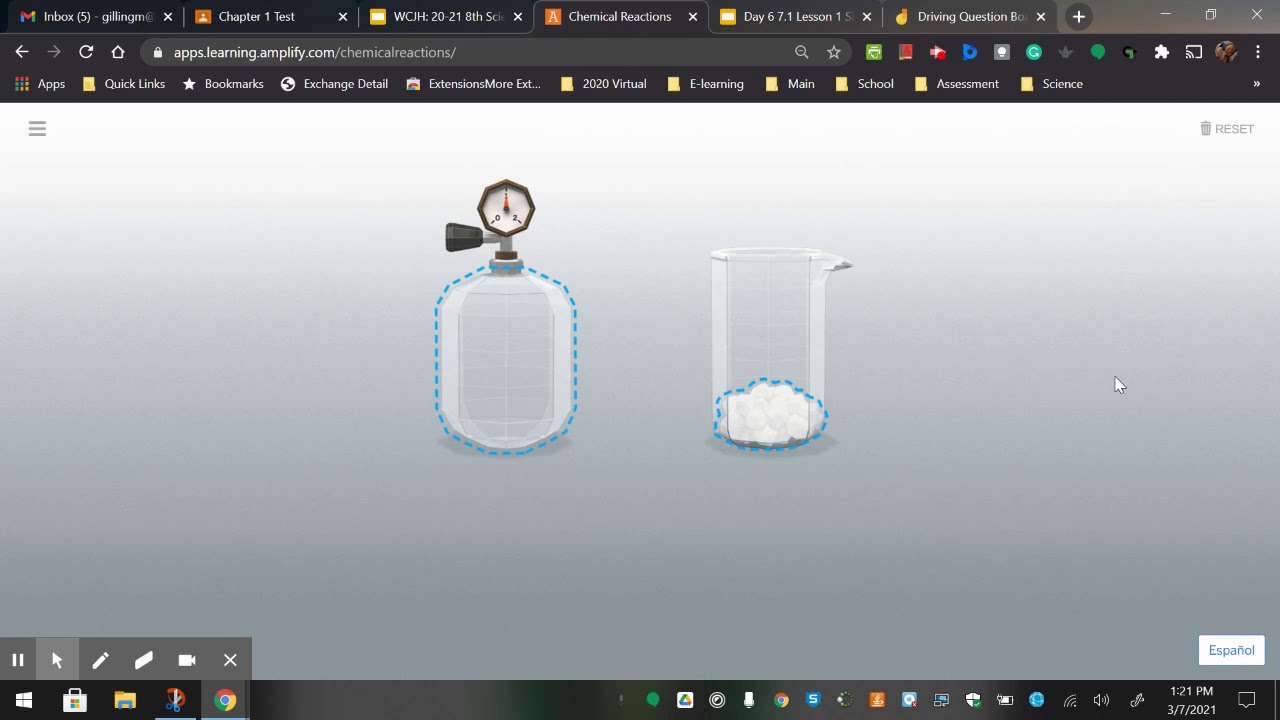 Chemical Reaction Simulation
