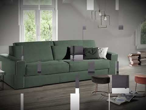 Vidéo du canapé convertible Reverso - assise, ouverture et couchage