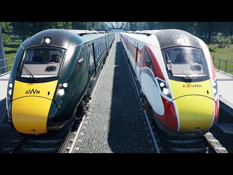AZUMA VS IET RACE! | GWR class 802 vs LNER class 801 | Train sim world 6