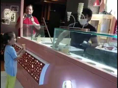 Turkish ice cream fun!