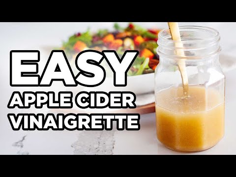 Maple Dijon Apple Cider Vinaigrette | Salad Dressing Recipe by MOMables