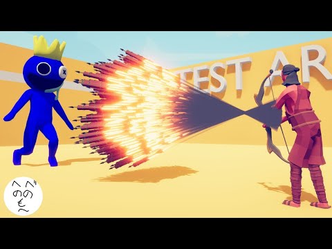 BLUE Rainbow Friends vs EVERY GOD in TABS Totally Accurate Battle Simulator