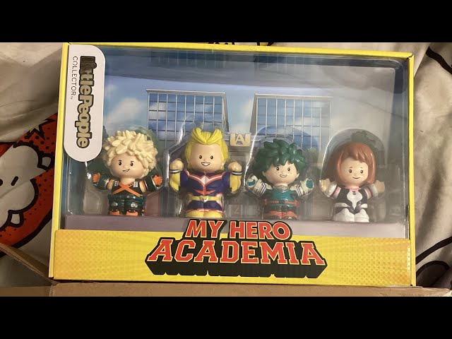 Vídeo relacionado con Little People Collector My Hero Academia Conjunto de edición especial de la serie de anime, 4 figuras en caja expositora para adultos y fans, JFC79