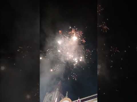 Tradicional quema de pólvora en Ocamonte Santander  en marco de las fiestas