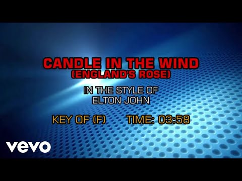Elton John - Candle In The Wind (England's Rose) (Karaoke)