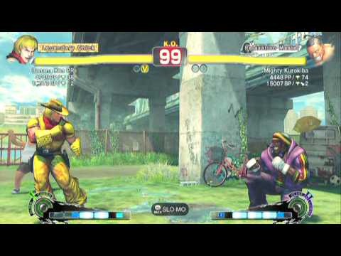 SSF4 AE: Banana Ken PR(Ken) vs Mighty Kurokiba(Dee Jay) - HD 720p