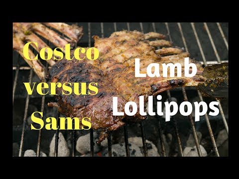 Costco v Sams - Rosemary Garlic Smoked Lamb Lollipops. BBQ Pitmaster Harry Soo