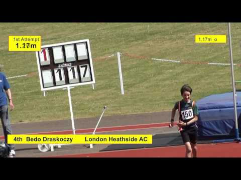 2017 Middx County Champs - Under 13 Boy's  High Jump