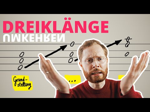 Dreiklänge 👉 Umkehrungen | Mit Grundstellung, Sextakkord & Quartsextakkord