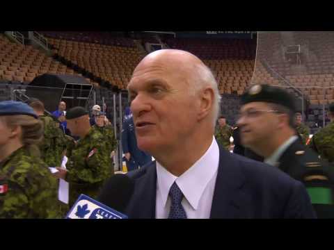 Canadian Armed Forces Appreciation Night: Lou Lamoriello - January 21, 2017