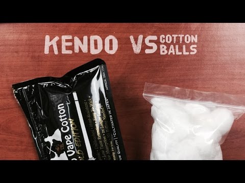 Part of a video titled Kendo Vs Organic Cotton Balls - Wicking Wars S01E01 - YouTube