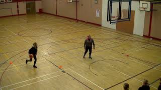 Shooting 2 – 1 player shooting on alternating sides with another rebounding then switch