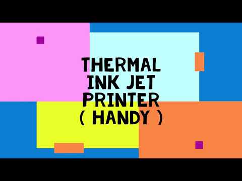 Handheld Thermal Inkjet Printer without box
