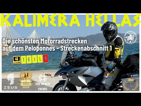 Kalimera Hellas | By motorcycle in Greece | Episode-4 | Peloponnese route section 1