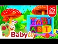 Baby Art Baby Art Logo With Wheels Tractor 11 Rabbit Paint For Kids Full Episode BabyTV