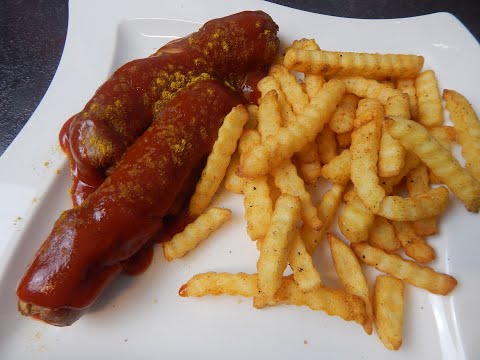 Currywurst Pommes in 13 Minuten auf dem Tisch