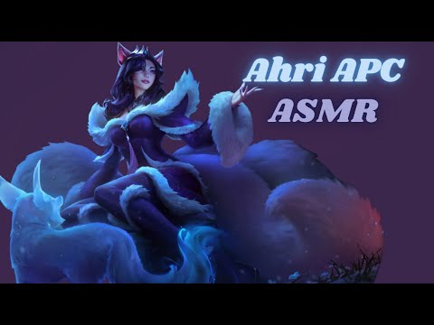 ASMR Ahri APC gameplay + keyboard sounds and whispering