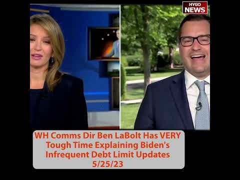 WH Comms Dir Ben LaBolt Struggles Explaining Biden's Infrequent Debt Limit Updates