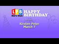 Lpb Kids Club Happy Birthday Id