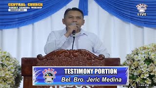 Download Lagu JMCIM | Testimony Portion | Bel. Bro. Jeric Medina | March 7, 2021 Thumbnail