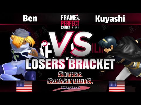 FPS3 Online Losers Top 32 - Ben (Sheik) vs. Kuyashi (Marth) - Smash Melee