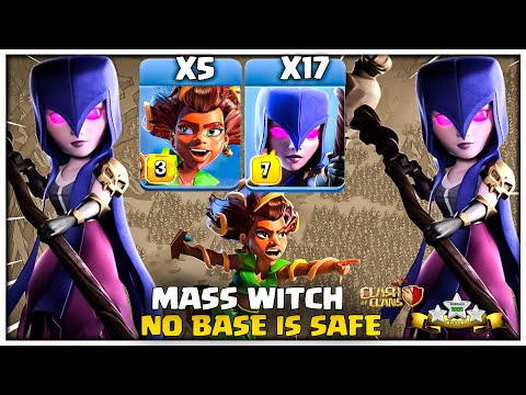 Destroy TH16 Like a Pro with This Root Rider Witch Smash Attack Strategy - Clash of Clans