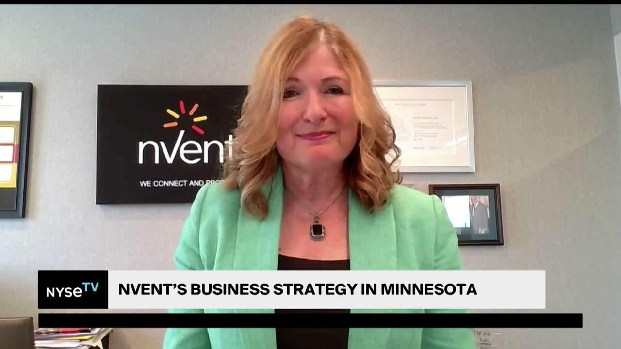Beth Wozniak, Chair + CEO, nVent Joins NYSE TV