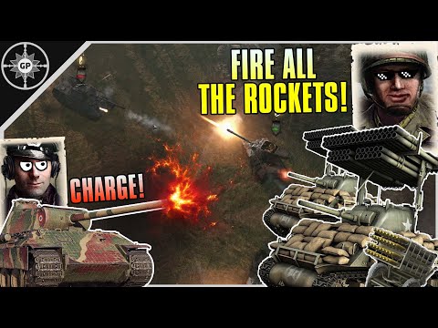 Tank Destroyers HOLD, Rocket Artillery DESTROYS | 4v4 Hill 400 | CoH2 Cast #134