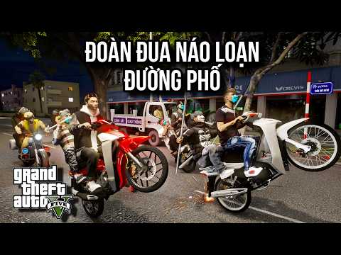GTA V # Tạm Giữ Nhóm Quái Xế Tụ Tập Bốc Đầu, Đua Xe Quanh Hồ Gươm | Ngọc Lâm Gaming